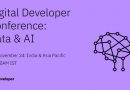 Data & AI – IBM Developer Conference, November 2020